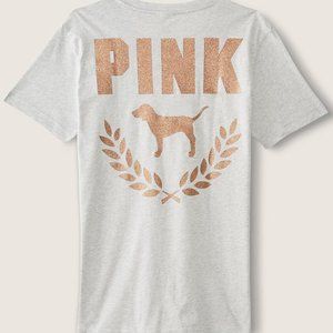 NWT VS Pink Shine Everyday Short Sleeve Tee
